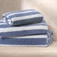 Algarve Luxury Stripe Towel Collection - French Blue