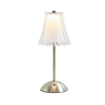 Alma Silver Rechargeable Lamp - Silver