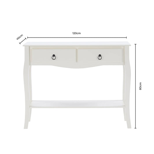 Amelie Console Dressing Table - Taupe