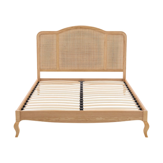 Annecy Rattan Bed Frame - Natural