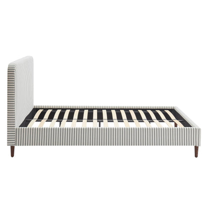 Ascot Bed Frame - Sage Stripe