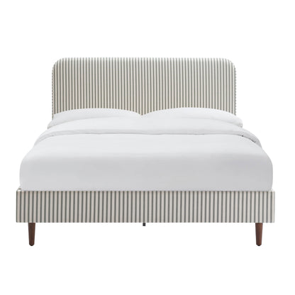 Ascot Bed Frame - Sage Stripe