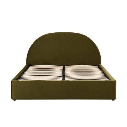 Austin Ottoman Storage Bed -  Rich Green