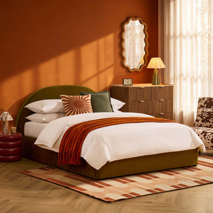 Austin Ottoman Storage Bed -  Rich Green