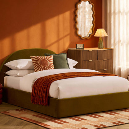 Austin Ottoman Storage Bed -  Rich Green