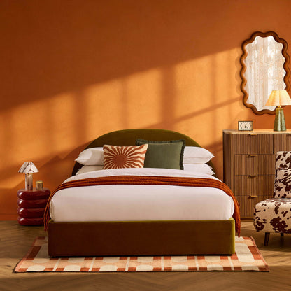 Austin Ottoman Storage Bed -  Rich Green