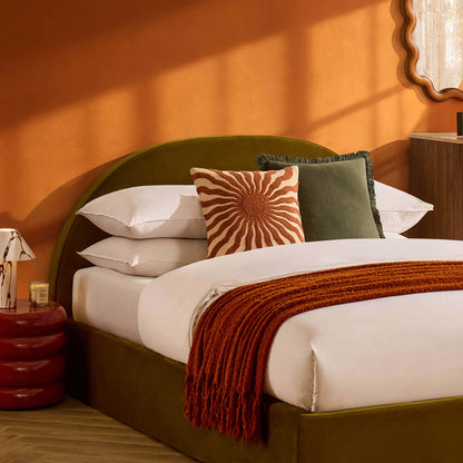 Austin Ottoman Storage Bed -  Rich Green