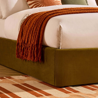 Austin Ottoman Storage Bed -  Rich Green
