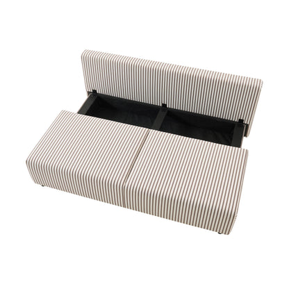 Avani Sofa Bed - Chocolate Stripe
