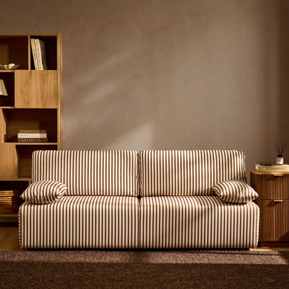 Avani Sofa Bed - Chocolate Stripe