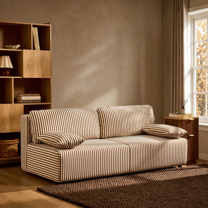 Avani Sofa Bed - Chocolate Stripe