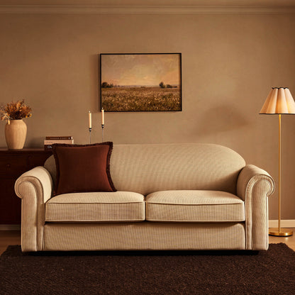 Beverley 3 Seater Sofa - Beige