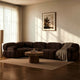 Bondi Large Left Hand L Shape Sofa - Cappuccino