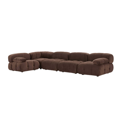 Bondi Large Left Hand L Shape Sofa - Cappuccino