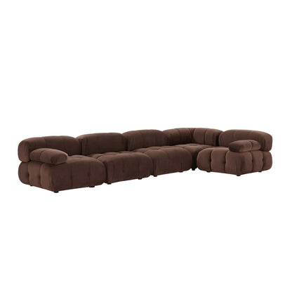 Bondi Large Right Hand L Shape Sofa - Cappuccino