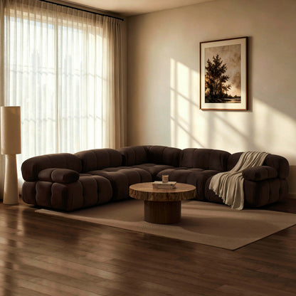 Bondi Large Right Hand Corner Sofa - Cappuccino