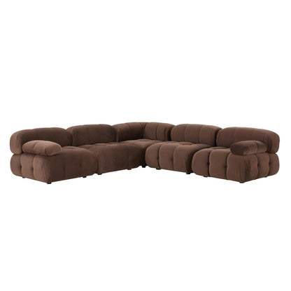 Bondi Large Left Hand Corner Sofa - Cappuccino