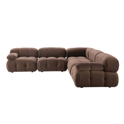 Bondi Large Right Hand Corner Sofa - Cappuccino