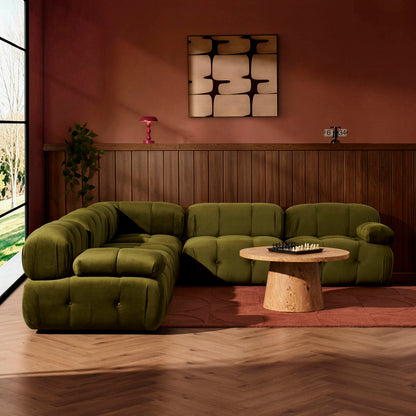 Bondi Large Right Hand Corner Sofa - Rich Green