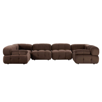 Bondi U Shape Sofa - Cappuccino