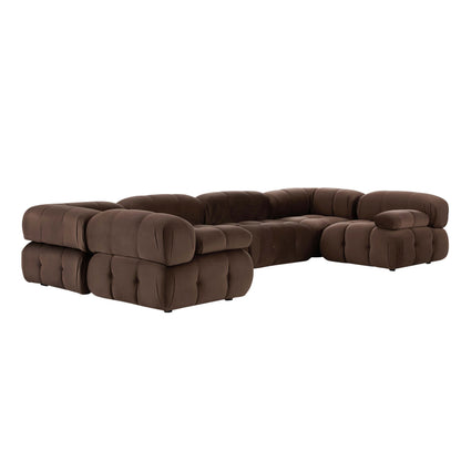 Bondi U Shape Sofa - Cappuccino