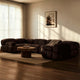 Bondi U Shape Sofa - Cappuccino