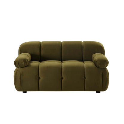 Bondi Compact 2 Seater Sofa - Rich Green