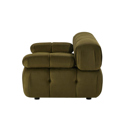 Bondi Compact 2 Seater Sofa - Rich Green