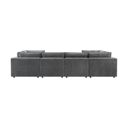 Boston U-Shape Sofa - Grey