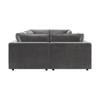 Boston U-Shape Sofa - Grey