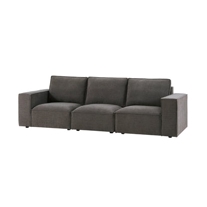 Brooklyn 3 Seater Sofa - Chenille Ash Grey