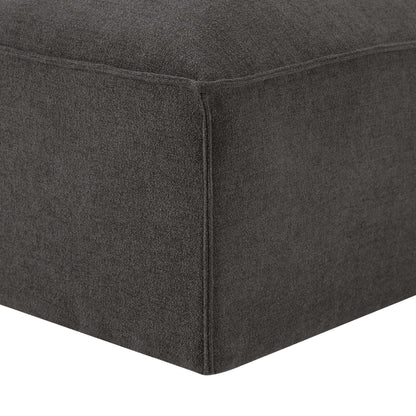 Brooklyn Pouffe - Chenille Ash Grey