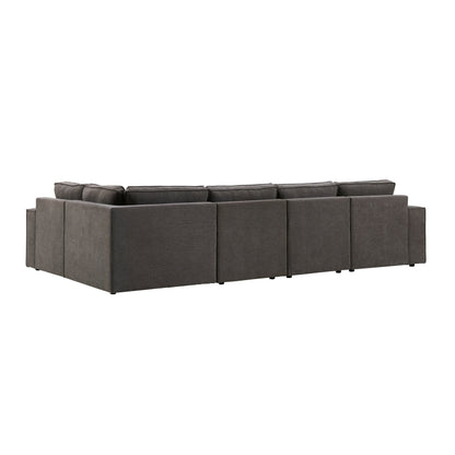 Brooklyn Large Left Hand L-Shape - Chenille Ash Grey
