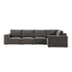 Brooklyn Large Right Hand L-Shape - Chenille Ash Grey