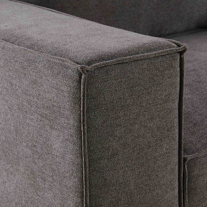 Brooklyn Left Hand Corner Sofa - Chenille Ash Grey