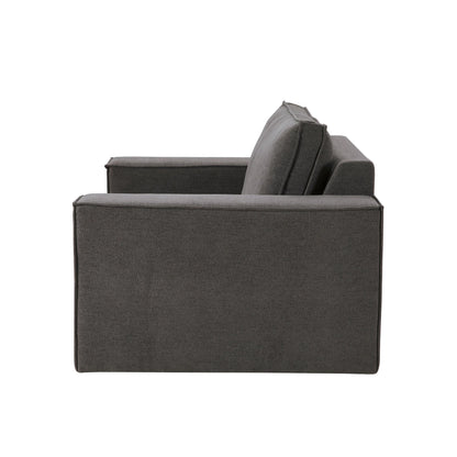 Brooklyn Loveseat - Chenille Ash Grey