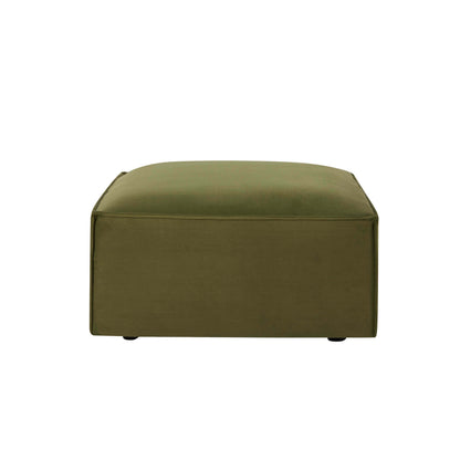 Brooklyn Pouffe - Muted Moss