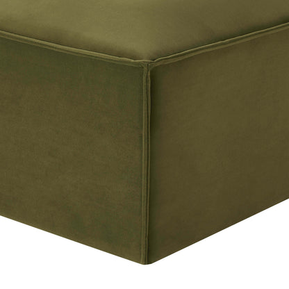 Brooklyn Pouffe - Muted Moss