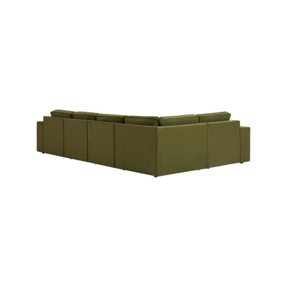 Brooklyn Large Left Hand L-Shape Sofa  - Muted Moss