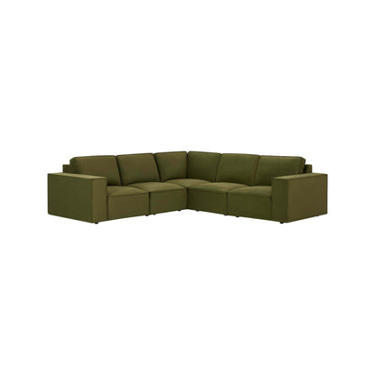 Brooklyn Right Hand Corner Sofa - Muted Moss