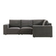 Brooklyn Small Right Hand L-Shape - Chenille Ash Grey