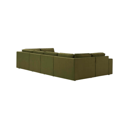 Brooklyn U-Shape Sofa - Muted Moss