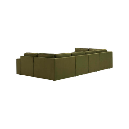 Brooklyn U-Shape Sofa - Muted Moss