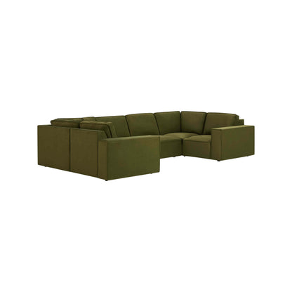 Brooklyn U-Shape Sofa - Muted Moss