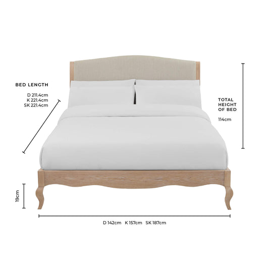 Chambery Bed Frame - Taupe