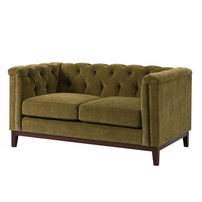 Chesterfield 2 Seater Sofa - Cedar Earth