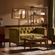 Chesterfield 2 Seater Sofa - Cedar Earth