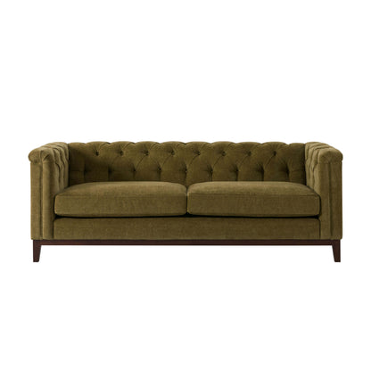 Chesterfield 3 Seater Sofa - Cedar Earth