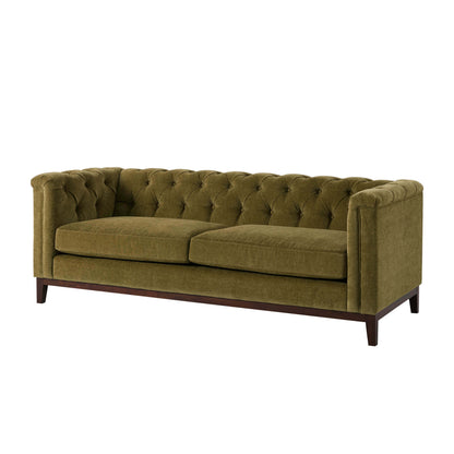 Chesterfield 3 Seater Sofa - Cedar Earth