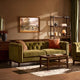 Chesterfield 3 Seater Sofa - Cedar Earth